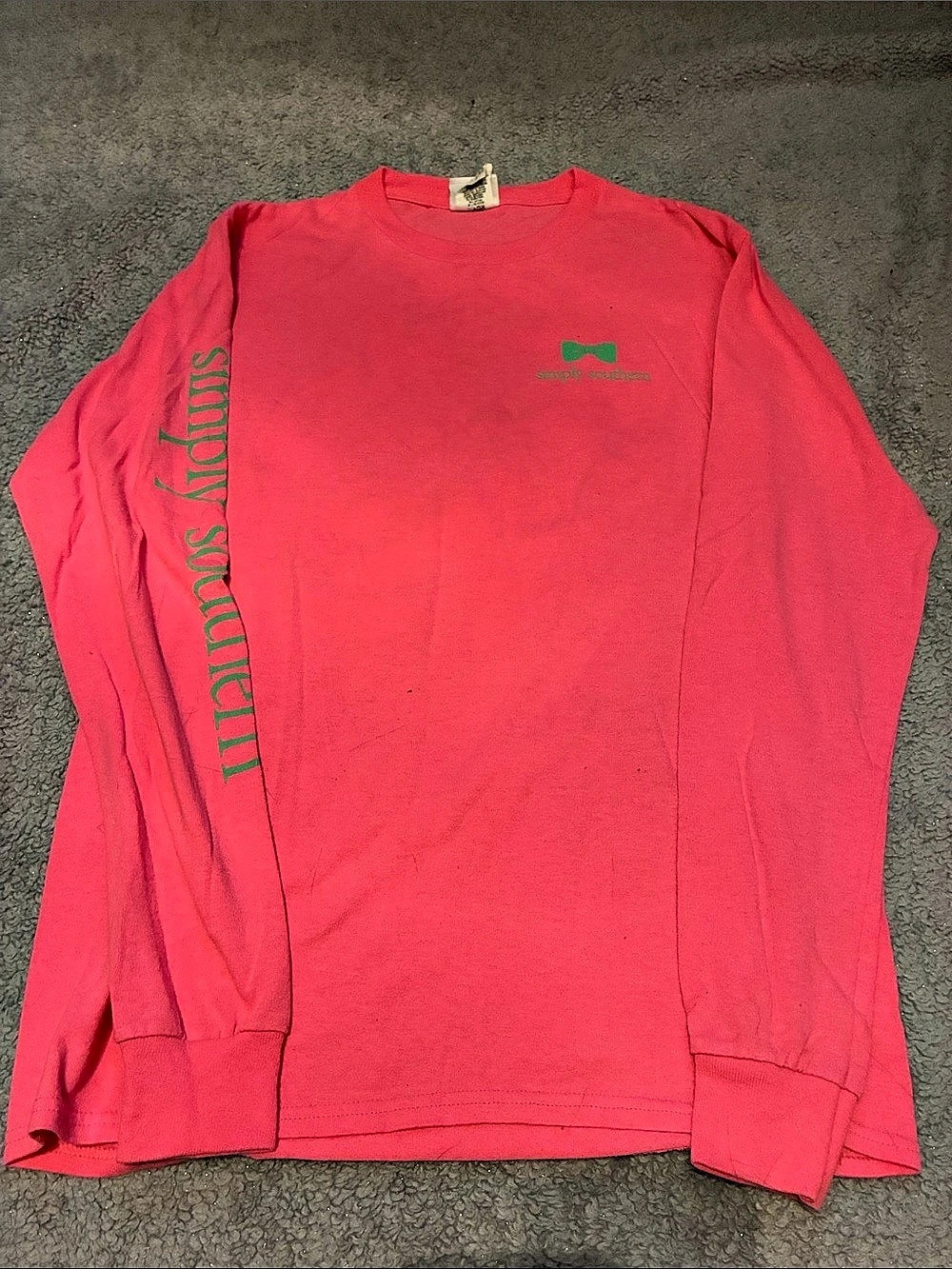 Simply Southern Preppy Southern Style Turtle Long Sleeve T-Shirt